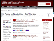 Tablet Screenshot of 100percentwinners.blogreviewplus.com