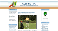 Desktop Screenshot of golfingtips.blogreviewplus.com