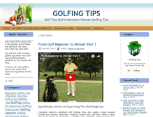 Tablet Screenshot of golfingtips.blogreviewplus.com